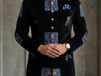 Designer Sherwani Stitching Service (Fabric Not Included | Custom Order Only | Reference Design)