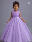 Lavender Occasion Wear Frock | Only Stitching ✂️
