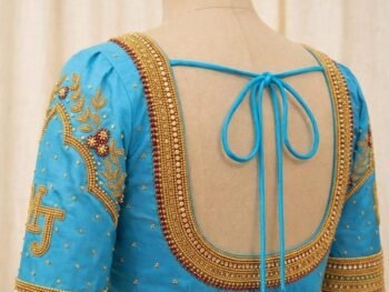 Elegant Handmade Aari Work Blouse for Bridal & Party Wear