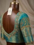 Traditional Peacock Aari Work Designer Blouse – SMA Signature