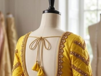 Elegant Handmade Aari Work Blouse for Bridal & Party Wear